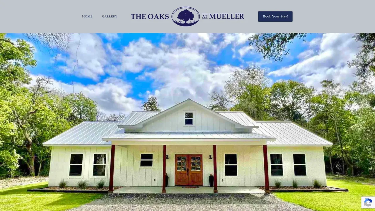 The Oaks at Mueller website, a site we built and host